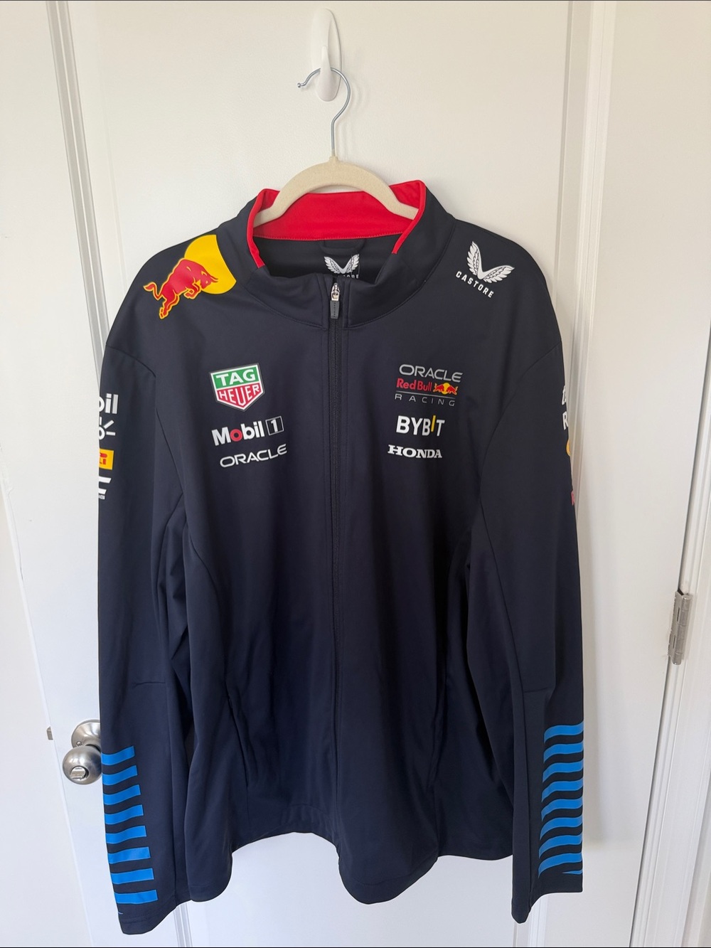 Red Bull Racing Men's Black Lightweight Team Jacket